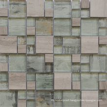 Foshan Wholesale 300X300 Elegant Design Clear Glass Marble Tile